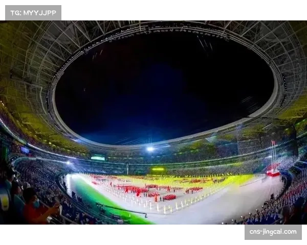 广东奥体中心灯光璀璨 全运会开幕式圆满成功